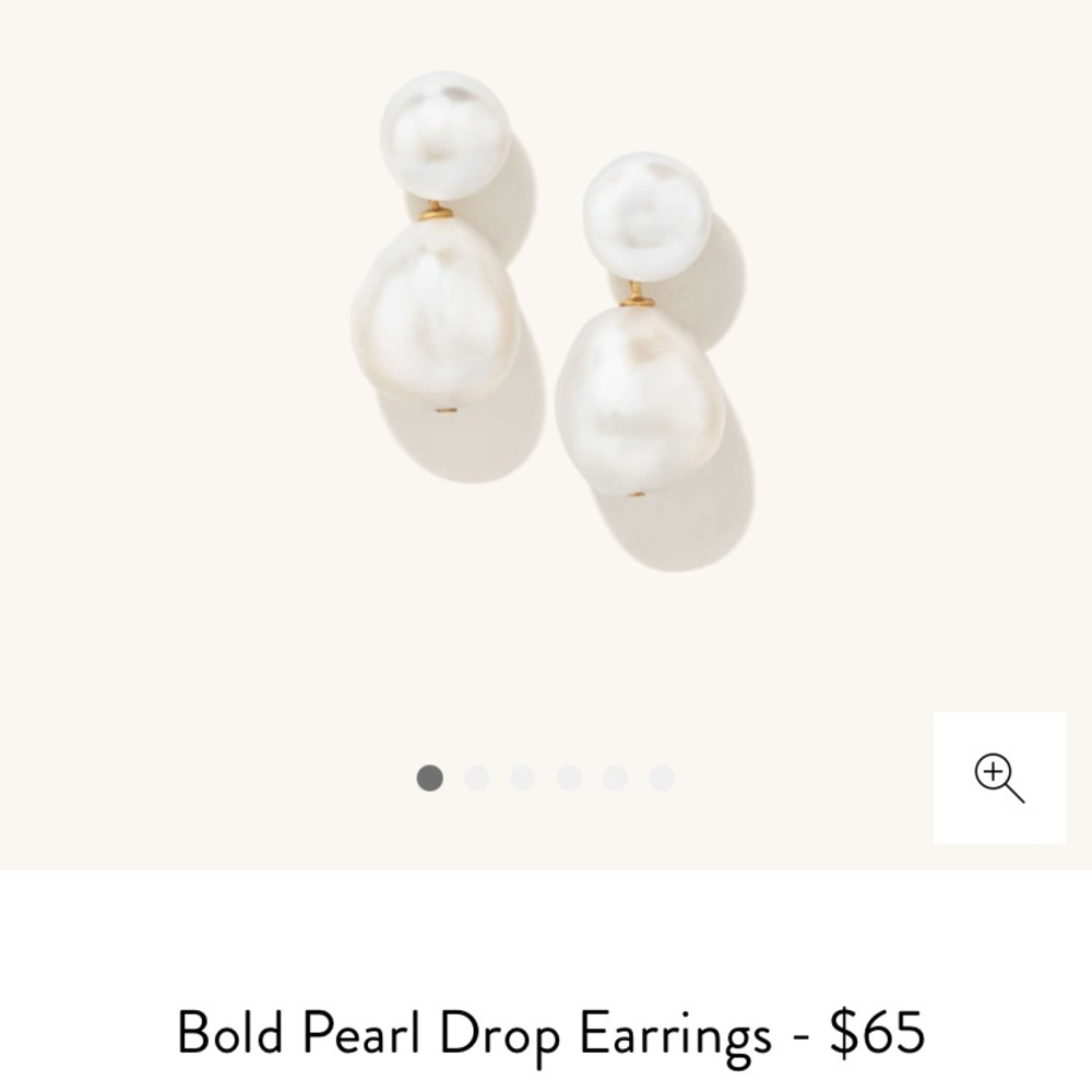Mejuri - Bold Pearl Drop Earrings